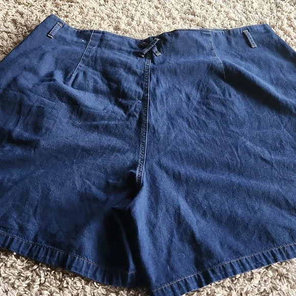 NWT Venezia Jeans Dark Blue Denim Women's Shorts Size 26 - Picture 5 of 8